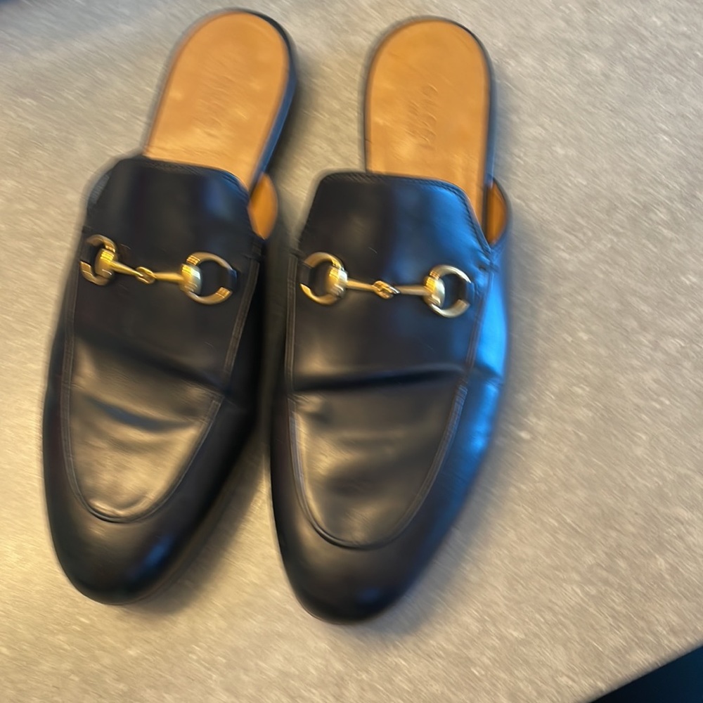 Gucci Princetown Horsebit Black Leather Round Toe Loafers. Used. - Picture 2 of 16